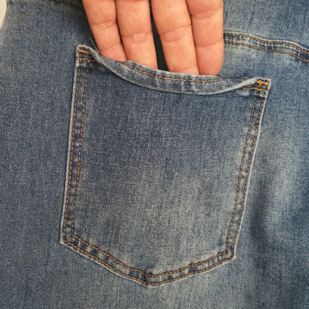 Madden Nyc Juniors’ Plus Size Patchwork Flare Jea… - image 8